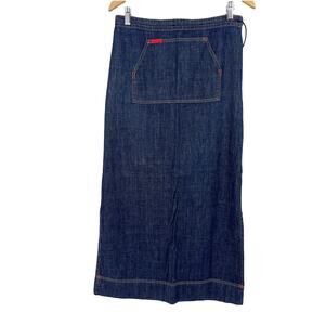 vintage Y2K denim maxi skirt Mavi Mandy raver rave kids 90s